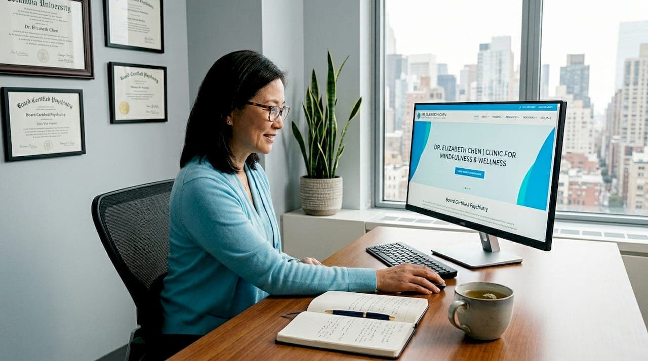 Why Psychiatrists Need Calming Website Design